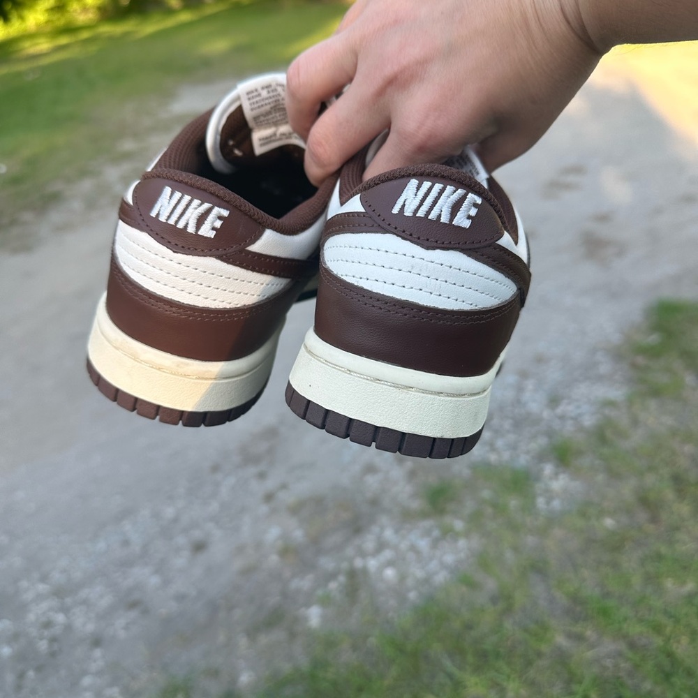 Nike Women’s Brown and Cream Low-Top Sneakers